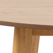 Roxby Round Dining Table in Oak 105x76cm Included 4 Roxby Dining Chairs in Oak – image 4