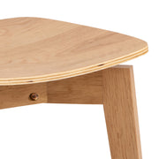 Roxby Round Dining Table in Oak 140x76cm Included 4 Roxby Dining Chairs in Oak – image 9