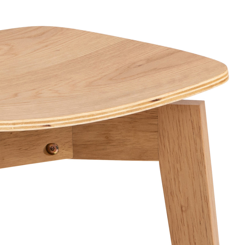 Roxby Round Dining Table in Oak 140x76cm Included 4 Roxby Dining Chairs in Oak – image 9