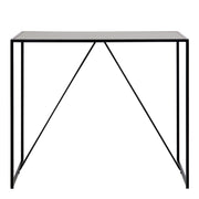 Seaford Black Metal Bar Table with Black Ash Top – image 2