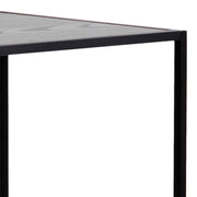 Seaford Black Metal Bar Table with Black Ash Top – image 8