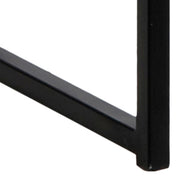 Seaford Black Metal Bar Table with Oak Top – image 7