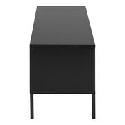 Seaford 2 Door 1 Drawer TV Unit – Ash Black – image 3