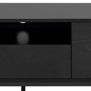 Seaford 2 Door 1 Drawer TV Unit – Ash Black – image 7