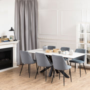 Ines Dining Chair Set of 4 – Grey – image 4