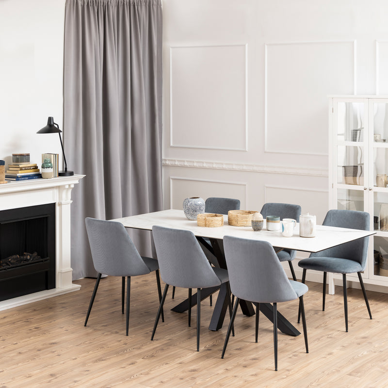 Ines Dining Chair Set of 4 – Grey – image 4