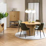 Ines Dining Chair Set of 4 – Olive Green – image 5