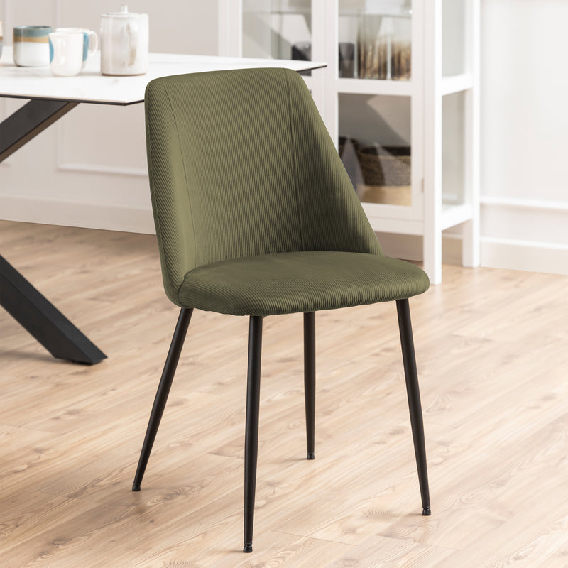 Ines Dining Chair Set of 4 – Olive Green – image 6