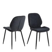 Femke Dining Chair Set of 4 – Anthracite – image 1
