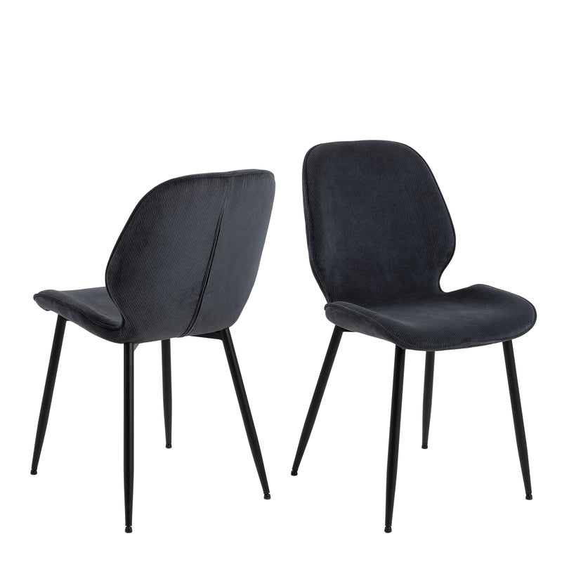 Femke Dining Chair Set of 4 – Anthracite – image 1