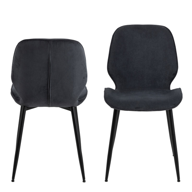Femke Dining Chair Set of 4 – Anthracite – image 2