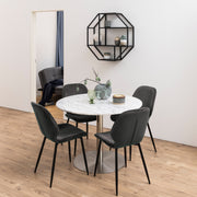 Femke Dining Chair Set of 4 – Anthracite – image 4