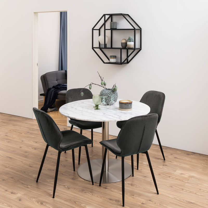 Femke Dining Chair Set of 4 – Anthracite – image 4