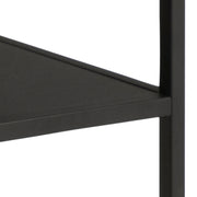 Gila Coffee Table with Open Shelf – Oak & Black – image 7