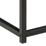 Gila Square Coffee Table with Open Shelf in Oak & Black – image 8