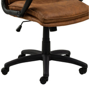 Brad Swivel Desk Chair with Armrest – Brown – image 8