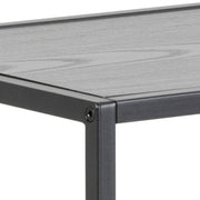 Seaford Console Table with 2 Shelves – Black – image 4