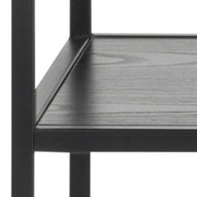 Seaford Console Table with 2 Shelves – Black – image 5