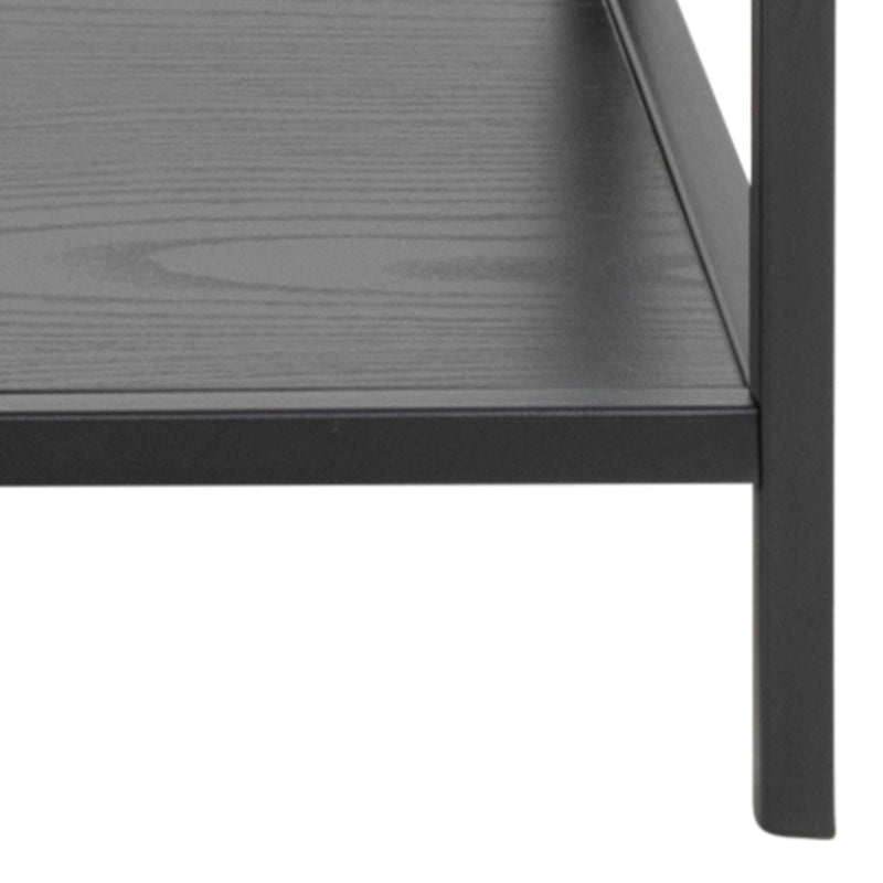 Seaford Console Table with 2 Shelves – Black – image 6