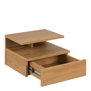 Ashlan Bedside Table with 1 Drawer – Oak – image 3