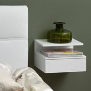 Ashlan Bedside Table with 1 Drawer – White – image 8