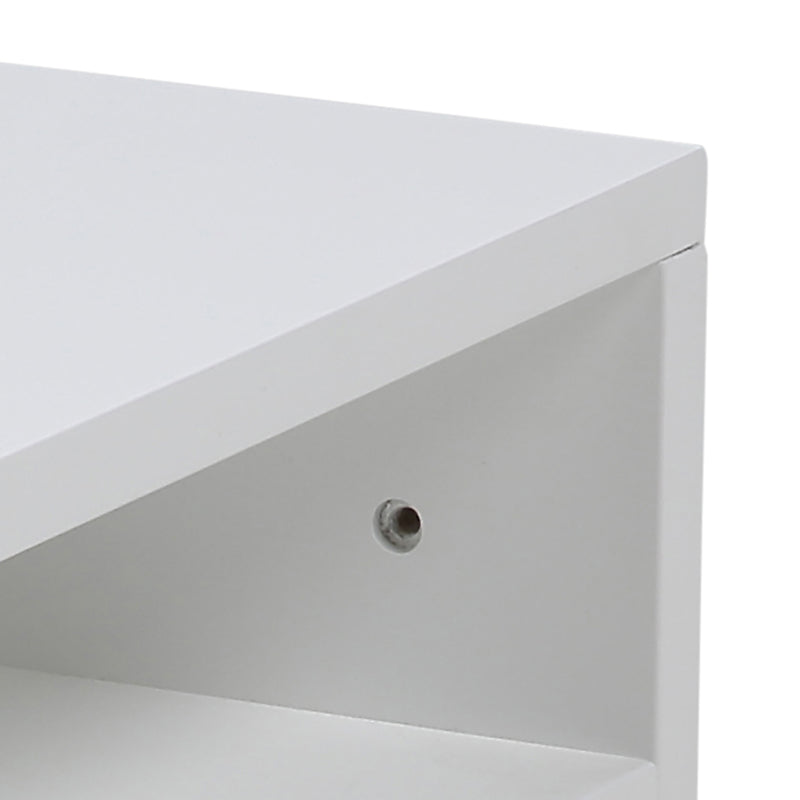 Ashlan Bedside Table with 1 Drawer – White – image 4