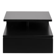 Ashlan Bedside Table with 1 Drawer – Black – image 2