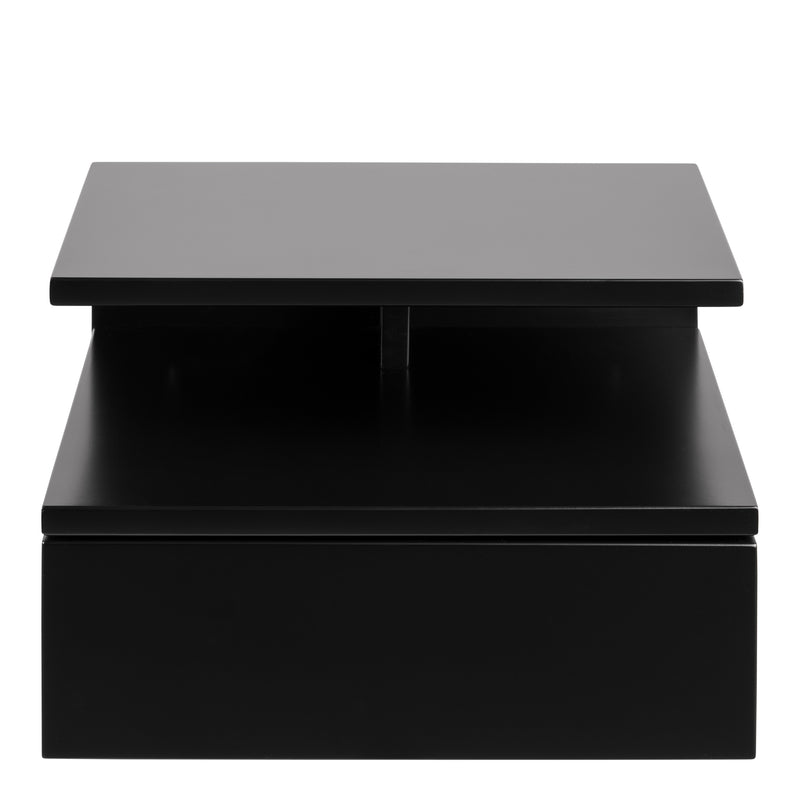 Ashlan Bedside Table with 1 Drawer – Black – image 2