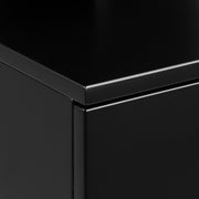 Ashlan Bedside Table with 1 Drawer – Black – image 8