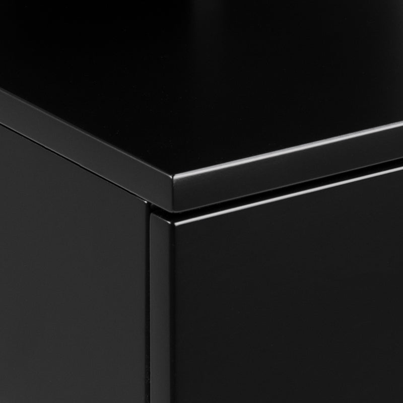 Ashlan Bedside Table with 1 Drawer – Black – image 8