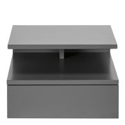 Ashlan Bedside Table with 1 Drawer – Grey – image 2