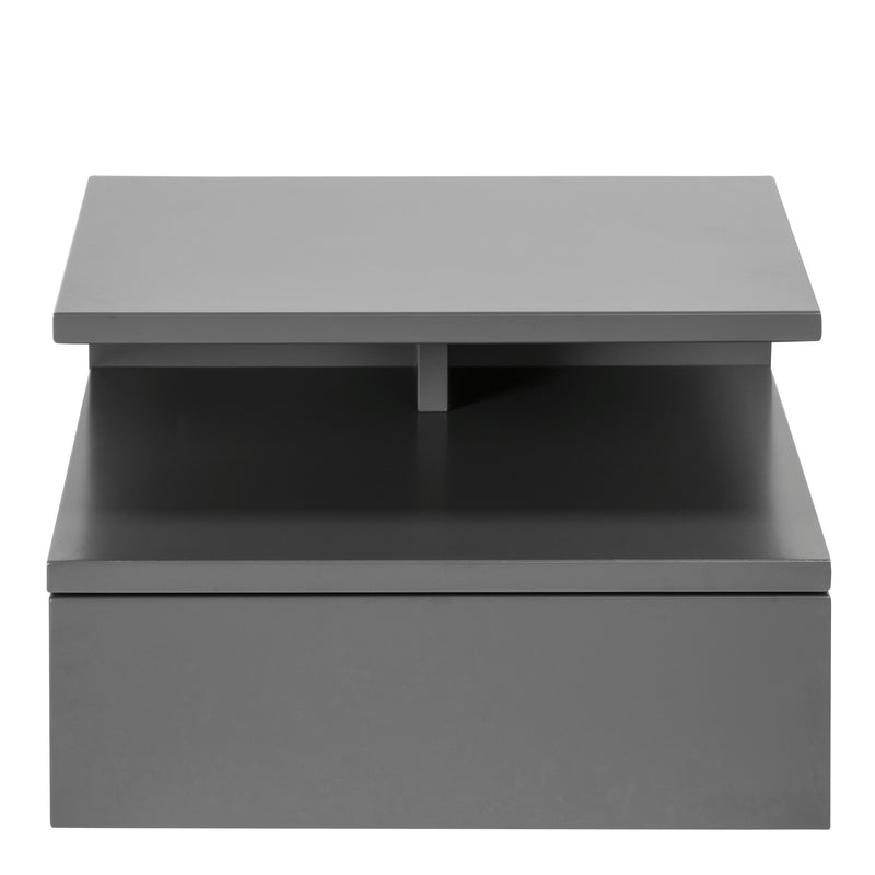 Ashlan Bedside Table with 1 Drawer – Grey – image 2
