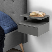 Ashlan Bedside Table with 1 Drawer – Grey – image 5