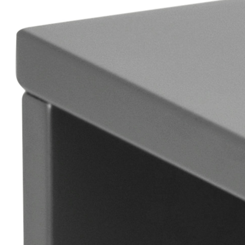 Ashlan Bedside Table with 1 Drawer – Grey – image 7