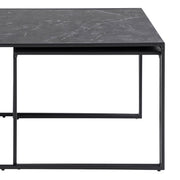Infinity Square/Coffee Table Setin Matt Black Set of 3 – image 9