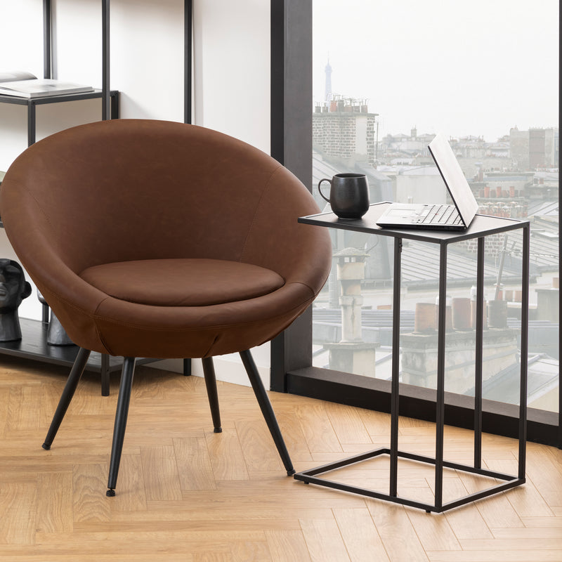 Infinity Side Table in Matt Black – image 4