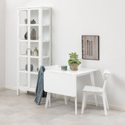 Roxby Square Dining Table in White Included 2 Roxby Dining Chair in White – image 1