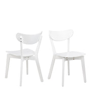 Roxby Square Dining Table in White Included 2 Roxby Dining Chair in White – image 7