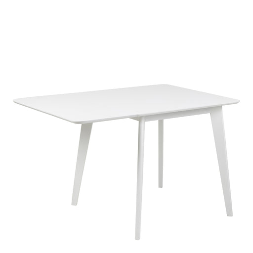 Roxby Square Dining Table in White Included 4 Roxby Dining Chair in White – image 2