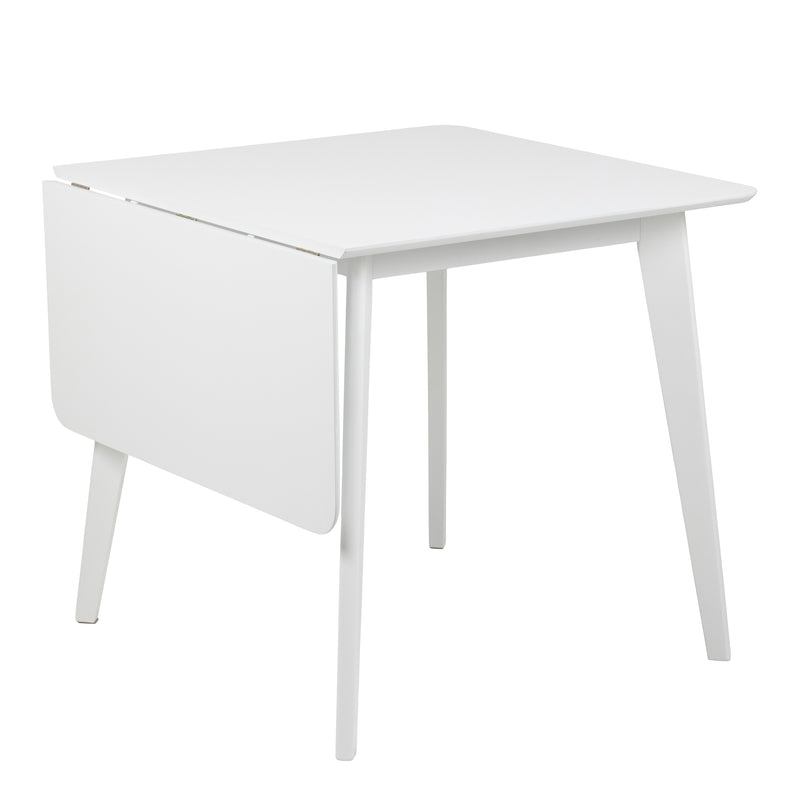 Roxby Square Dining Table in White Included 4 Roxby Dining Chair in White – image 3