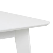 Roxby Square Dining Table in White Included 4 Roxby Dining Chair in White – image 4