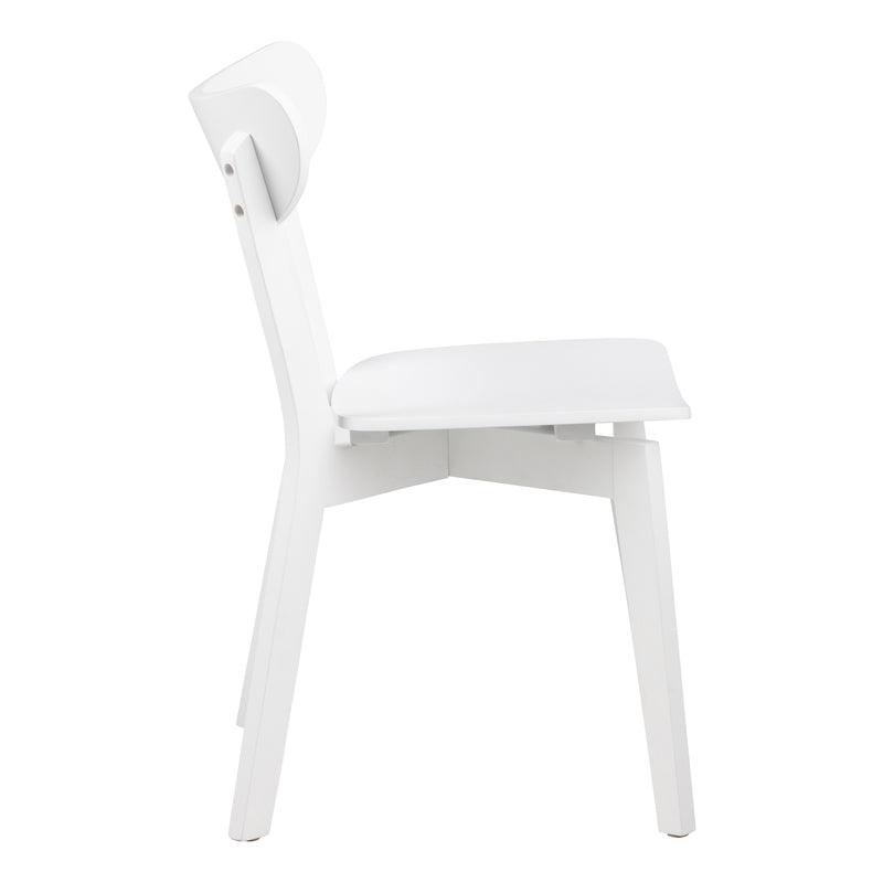 Roxby Square Dining Table in White Included 4 Roxby Dining Chair in White – image 8