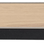 Seaford Black Metal Coat Rack with Oak Top – image 7