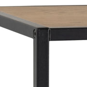 Seaford Black Metal Coat Rack with Oak Top – image 8