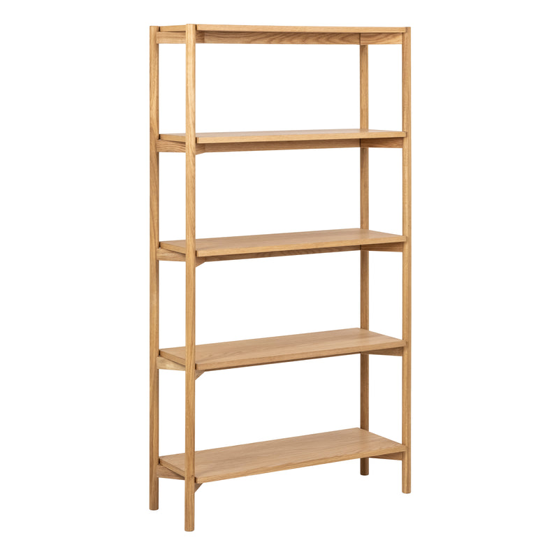 Braidwood Bookcase with 4 Shelves – Oak – image 1