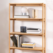 Braidwood Bookcase with 4 Shelves – Oak – image 5