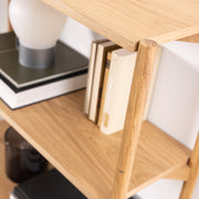 Braidwood Bookcase with 4 Shelves – Oak – image 6