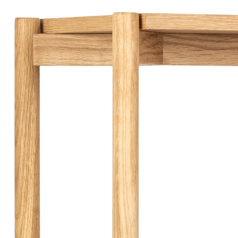Braidwood Bookcase with 4 Shelves – Oak – image 7