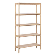 Braidwood Bookcase with 4 Shelves – White – image 1
