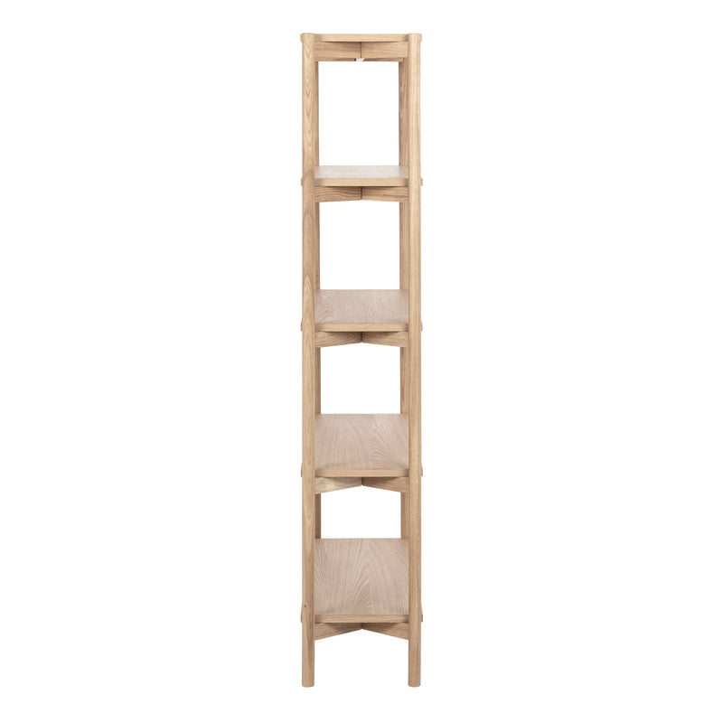 Braidwood Bookcase with 4 Shelves – White – image 3